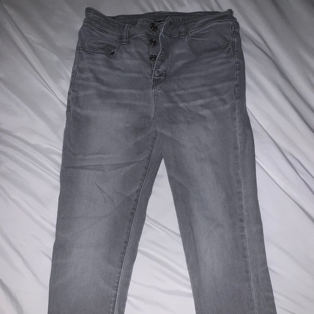 Gray Stretch Jean AE